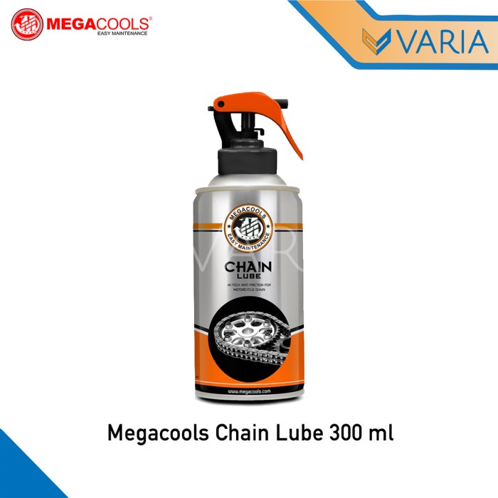 Megacools Chain Lube 300 ml Oli Rantai Motor Pelumas Semprot Spray