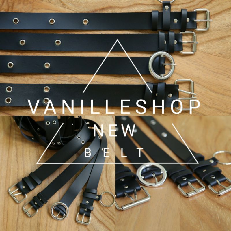 VANILLESHOP - Ikat Pinggang Wanita Ring Belt KOREA BELTIC EYELETS STRADY