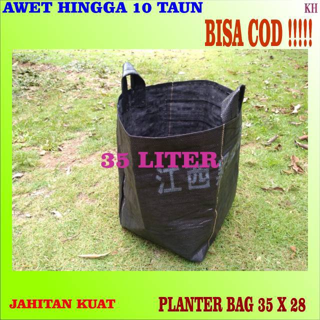 KA PLANTER BAG POT BUNGA PLANTERBAG TERPAL PLANTER BAG 45 LITER POLIBAG
