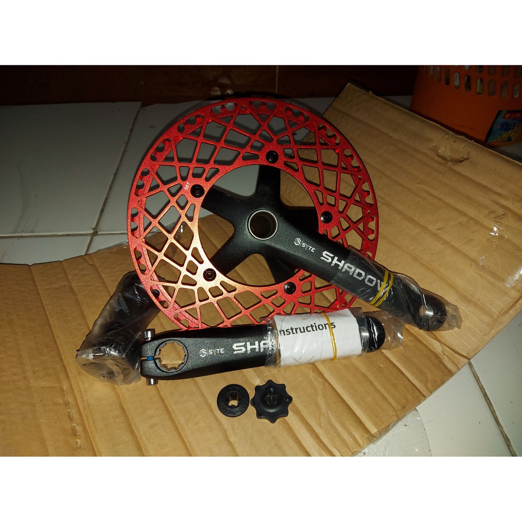 crank set syte shadow 56T hollowtech II