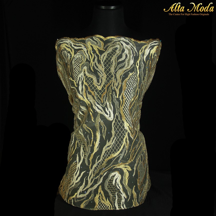 

Alta Moda Tile Bordir Hanamory Kuning Motif (1M)