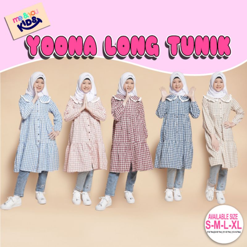 [Zazy shop] One set Yoona Long Tunik by me&you kids