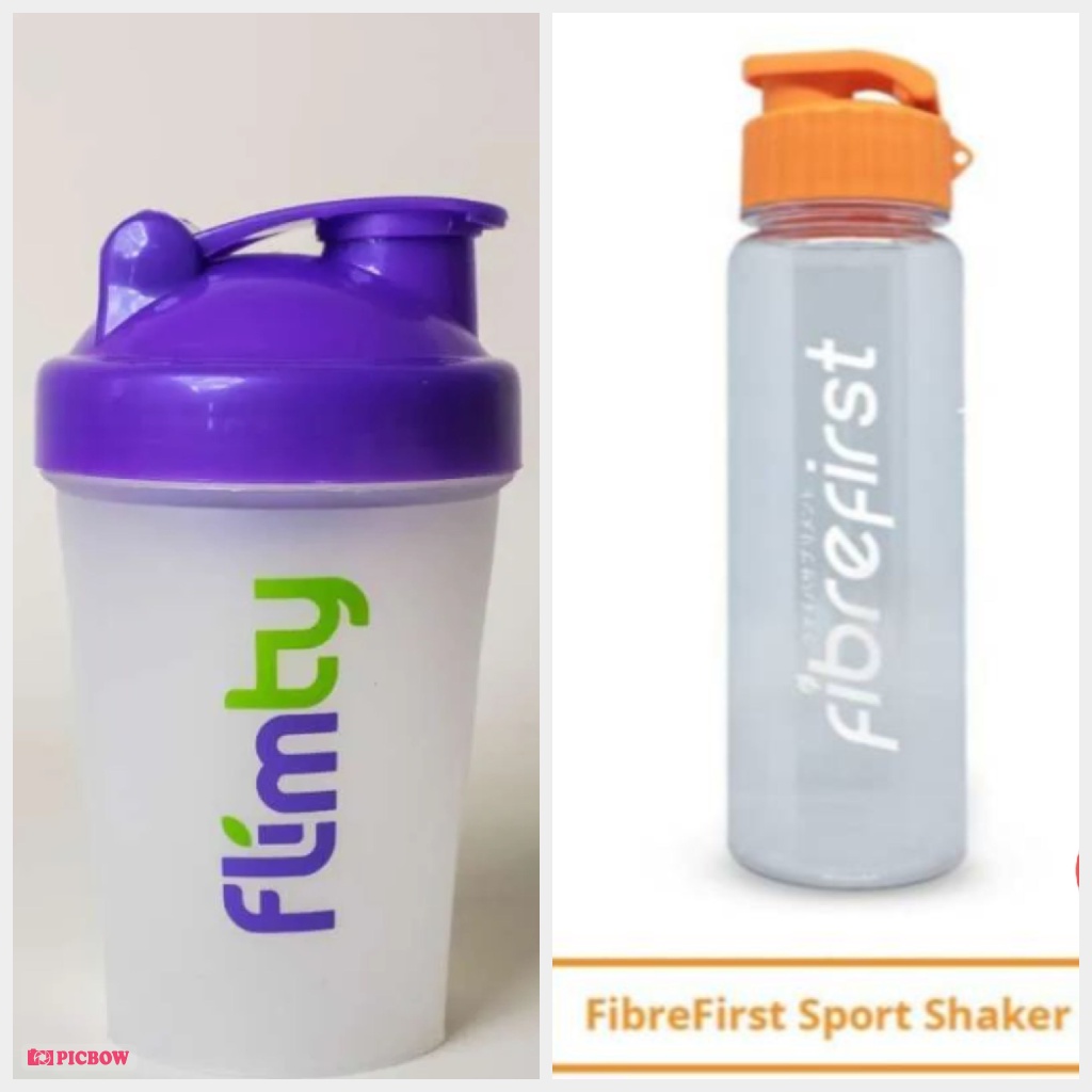 Botol Shaker Fibre First 500 ml / Flimty Flimeal 400 ml - Ungu SHAKER