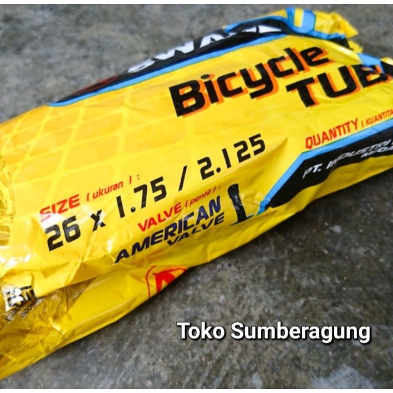 Ban dalam sepeda MTB ukuran 26x1.75/2.125 Ban dalam 26x1.75 Swallow Ban dalam sepeda MTB Federal Min
