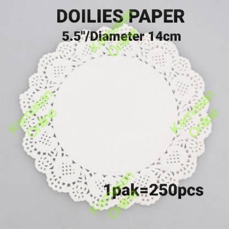 Jual Kertas Alas Renda Doilies Paper Pcs Alas Kertas Toples