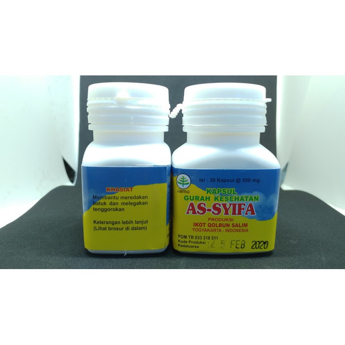 Kapsul Gurah Kesehatan AS-SYIFA