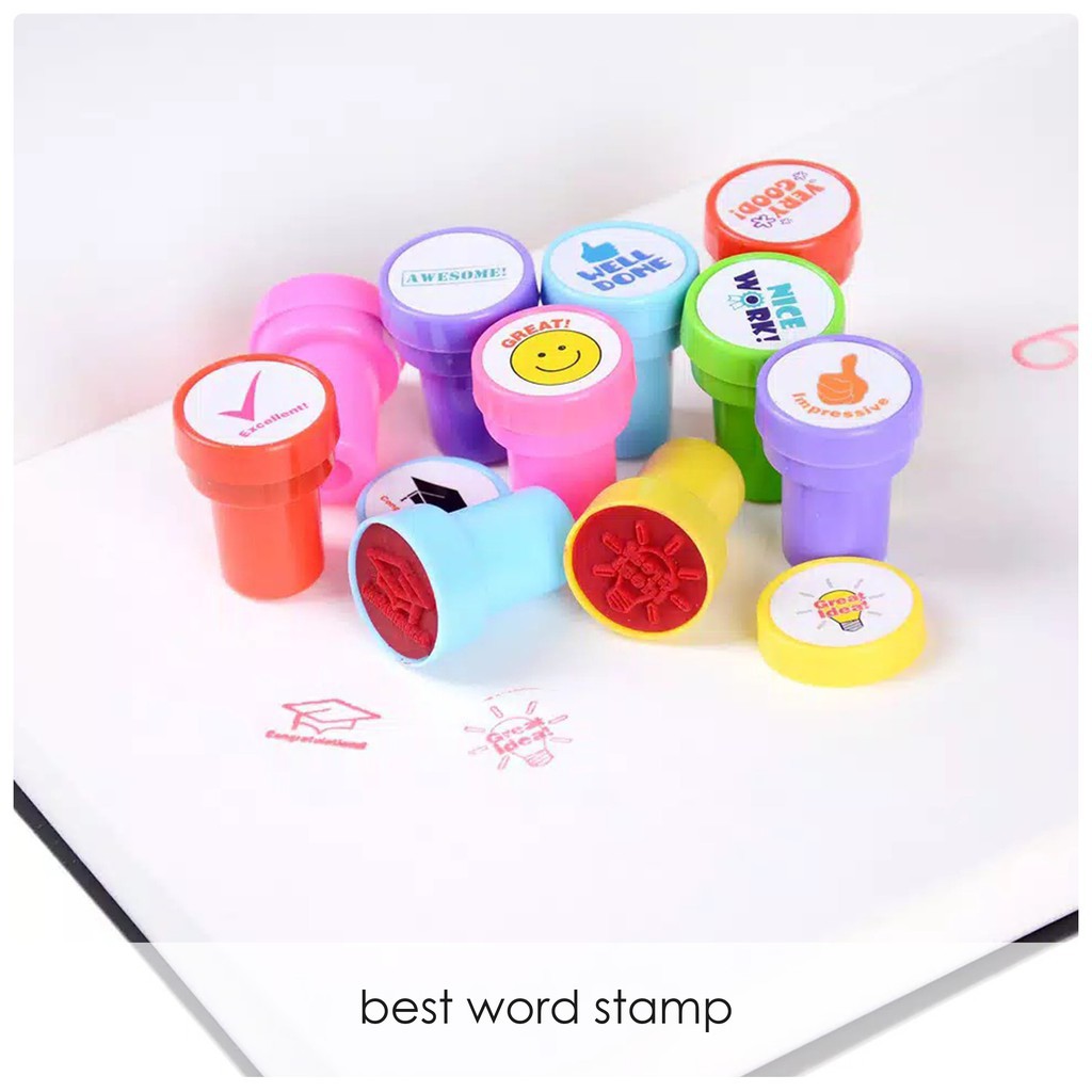 STEMPEL ANAK MOTIF STEMPEL MAINAN ANAK KARAKTER LUCU MAINAN ANAK