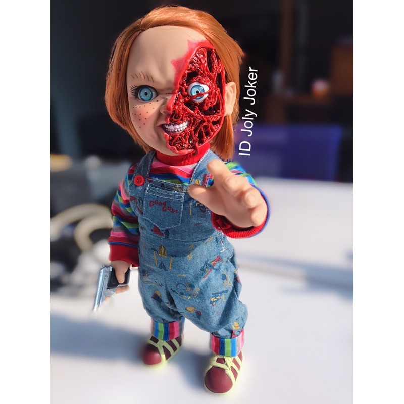 Chucky doll series 3 original mezco - boneka chucky besar 38 cm