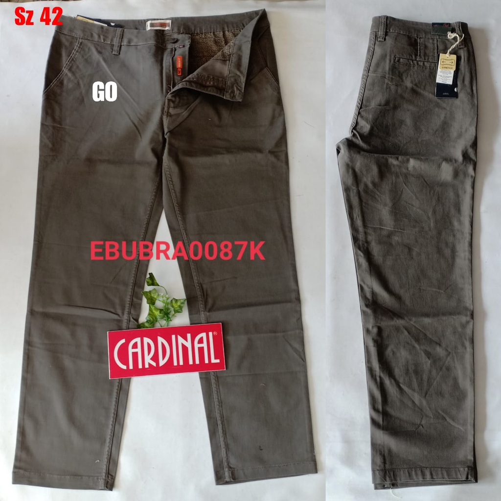 gof 40-46 PKT CARDINAL CASUAL CELANA POCKETS PANJANG Celana Chino Pria Fashion Laki Brand Kekinian