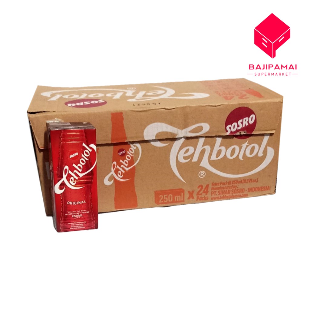 

TEH BOTOL SOSRO KOTAK ORIGINAL 250ML 1 Karton