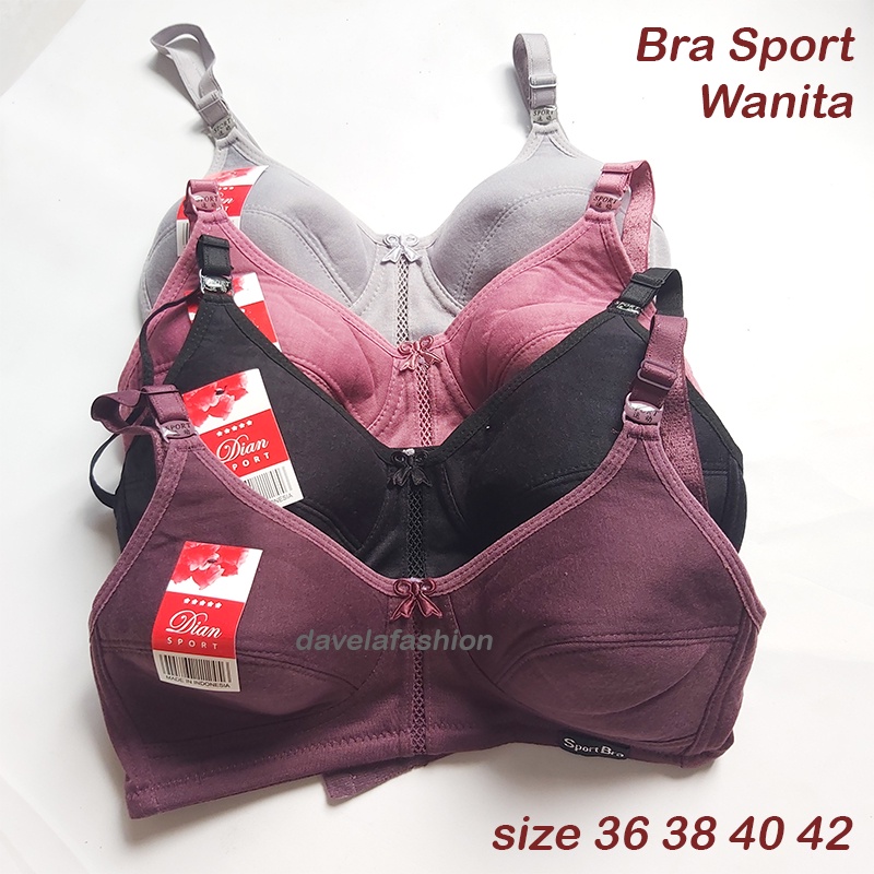 1 pcs Bra Sport RUMI 889 Wanita Warna Random