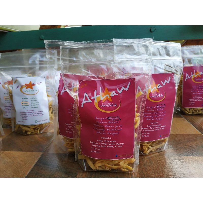 

Snack Stick Jansnack Athaw Rasa Bawang Putih 150 gram