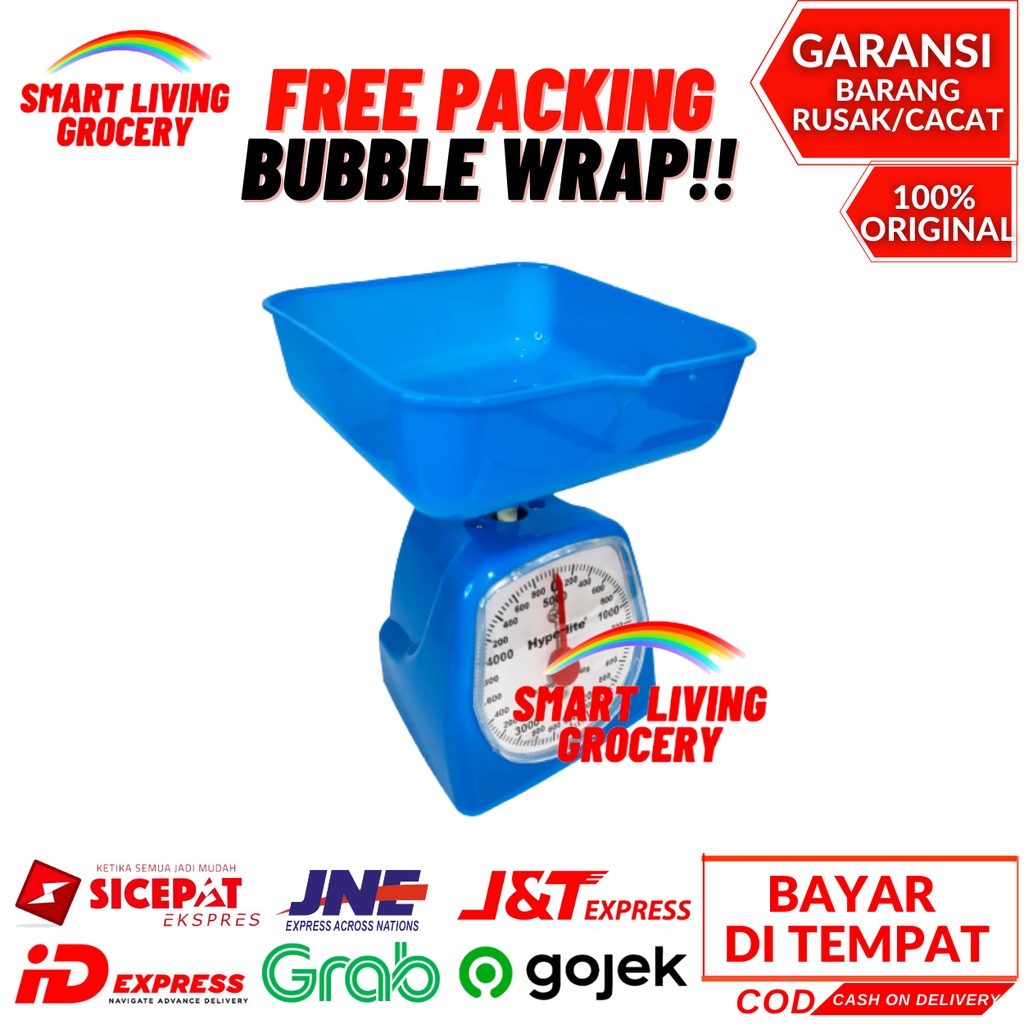 TIMBANGAN KUE ANALOG 5 KG HYPERLITE TCS 01 TIMBANGAN BERAT KUE KOPI BERAS MAKANAN KUE TIMBANGAN ANALOG JARUM DIGITAL DUDUK MANUAL 5000 GRAM 5KG HYPERLITE TCS-01 MERAH BIRU