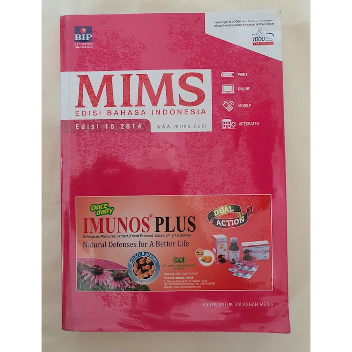 Buku MIMS Eds. 15, 2014 (asli)