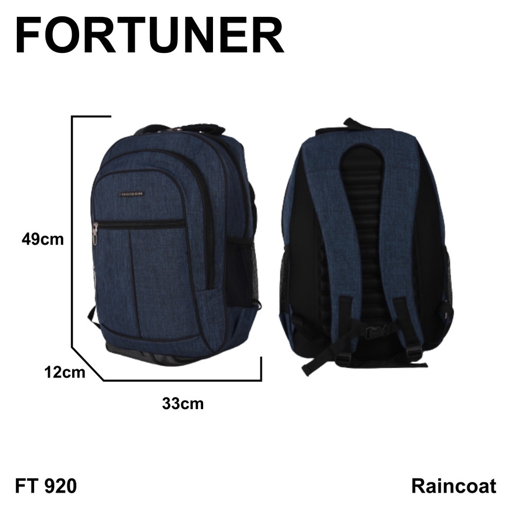 [KLIKTAS] Tas Ransel Kerja Laptop Pria Fotuner 920 - Backpack Kantor Kuliah Sekolah Tas Punggung Fashion Simple