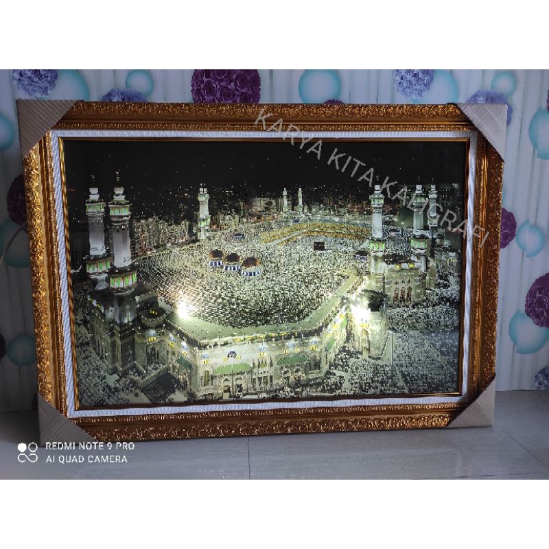 mekah lampu madinah lampu +Murotal mp3 30juz+free packing kayu