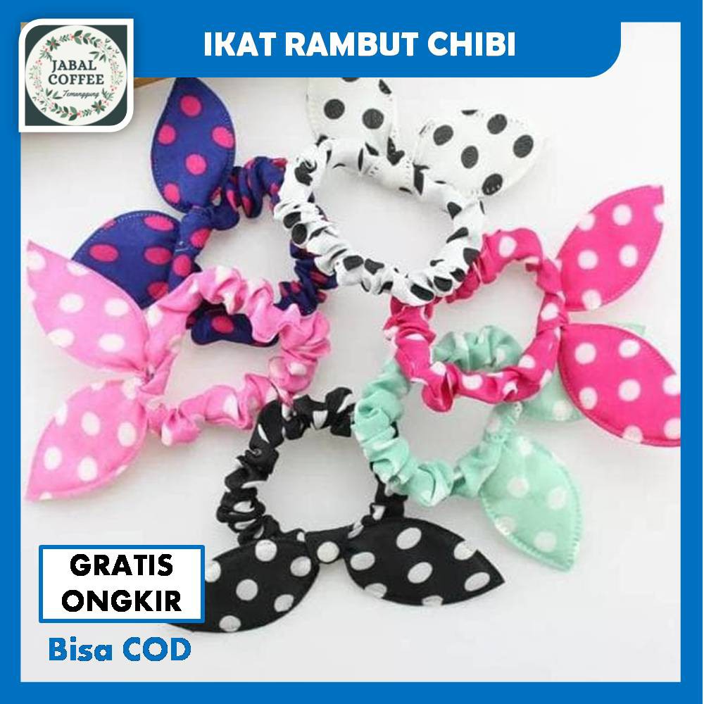 Ikat Rambut Pita Chibi / Ikat Rambut Small / Ikat Rambut Chibi / Kuncir Rambut Pita / Kuncir CibiJ93