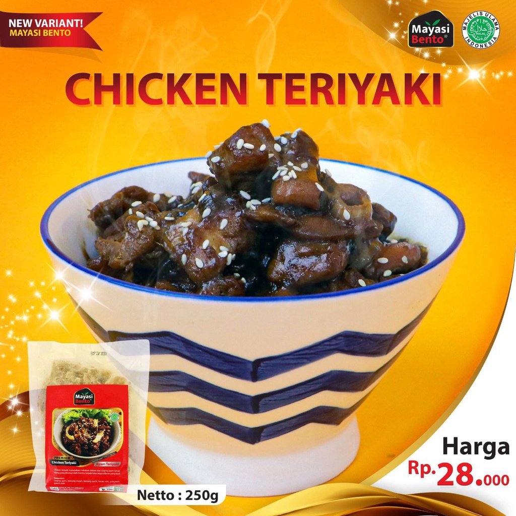 

Chicken Teriyaki_Mayasi Bento_Frozen Food