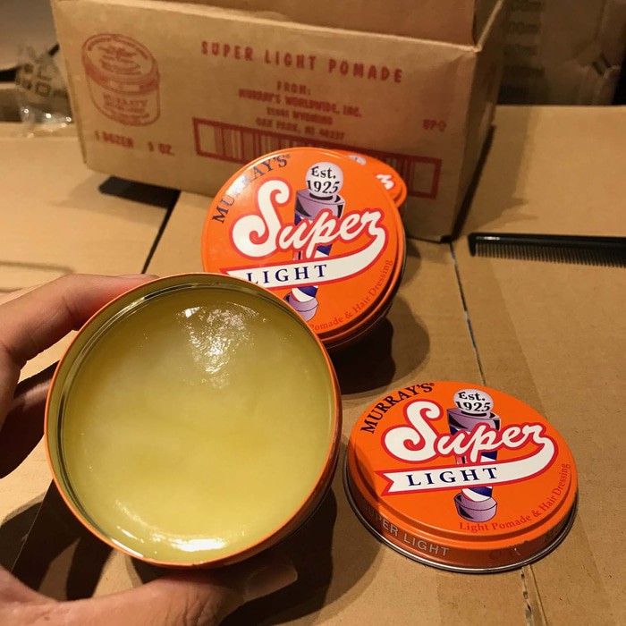 Pomade Murrays Super Light Oilbased Pomade Klimis BPOM 85gr (Free Sisir)