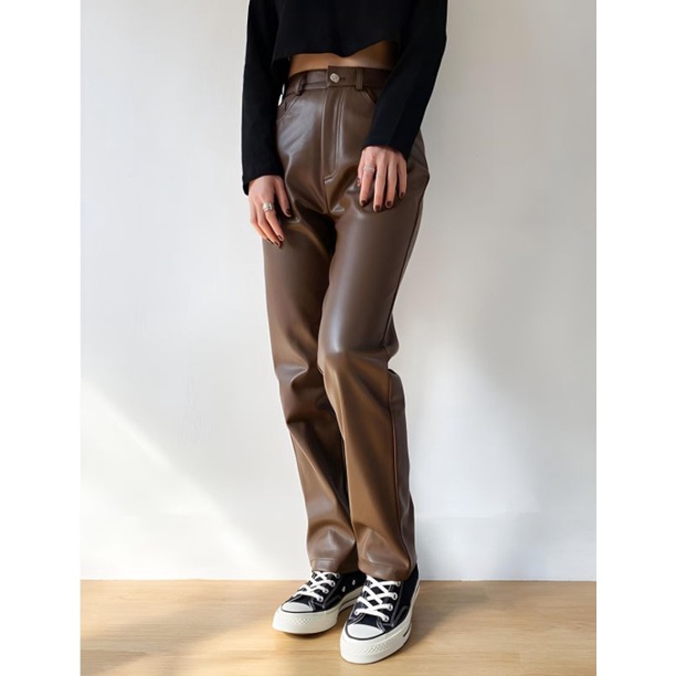 TAILOR LABS CELANA KULIT HIGH WAIST 'KIMARA'