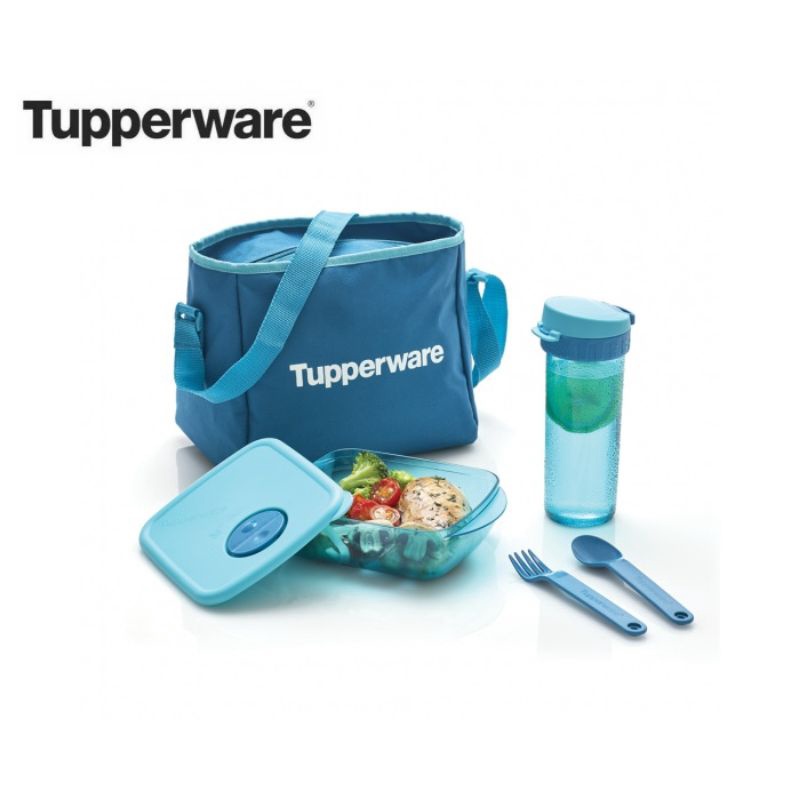 Tupperware Classy Glam Lunch Set - Tosca // Wadah Tas Tempat Makan Bawa Bekal