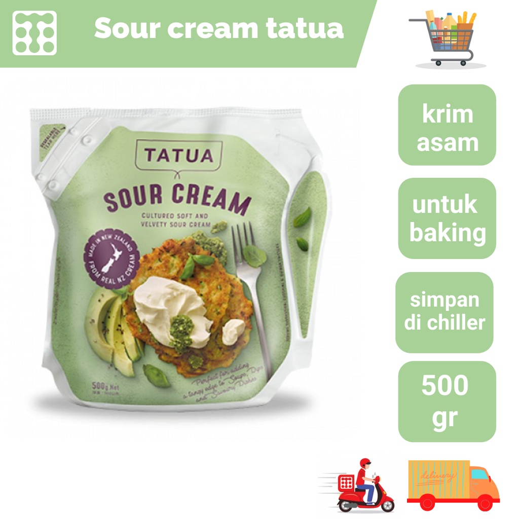 

Sour Cream Tatua 500 Gram / Cream