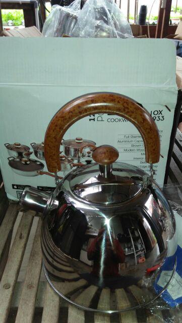 Oxone 933 Panci Set Serbaguna 12 Pcs Cookware Set Stainless Steel Plus Teko Siul
