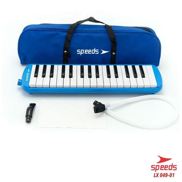POPULER TERBAIK             Alat Musik Pianika Set Selang Tas Speeds LX 049-1 Original - Hitam