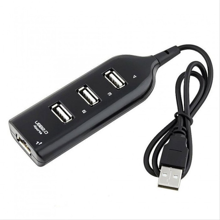 Usb 2.0 hub 4 slot standard 480Mbps 40cm cable NB for pc laptop - Terminal usb2.0 4 port mini