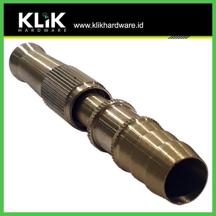 Semprotan Air Taman Lurus Kuningan - Hose Nozzle Solid Brass