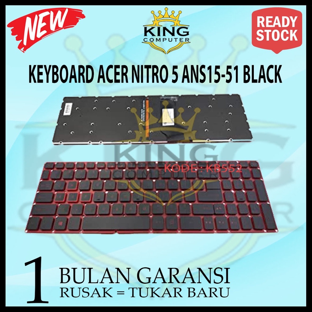 Keyboard Acer Nitro 5 AN515-41 AN515-42 AN515-51 AN515-52 AN515-53 Backlit