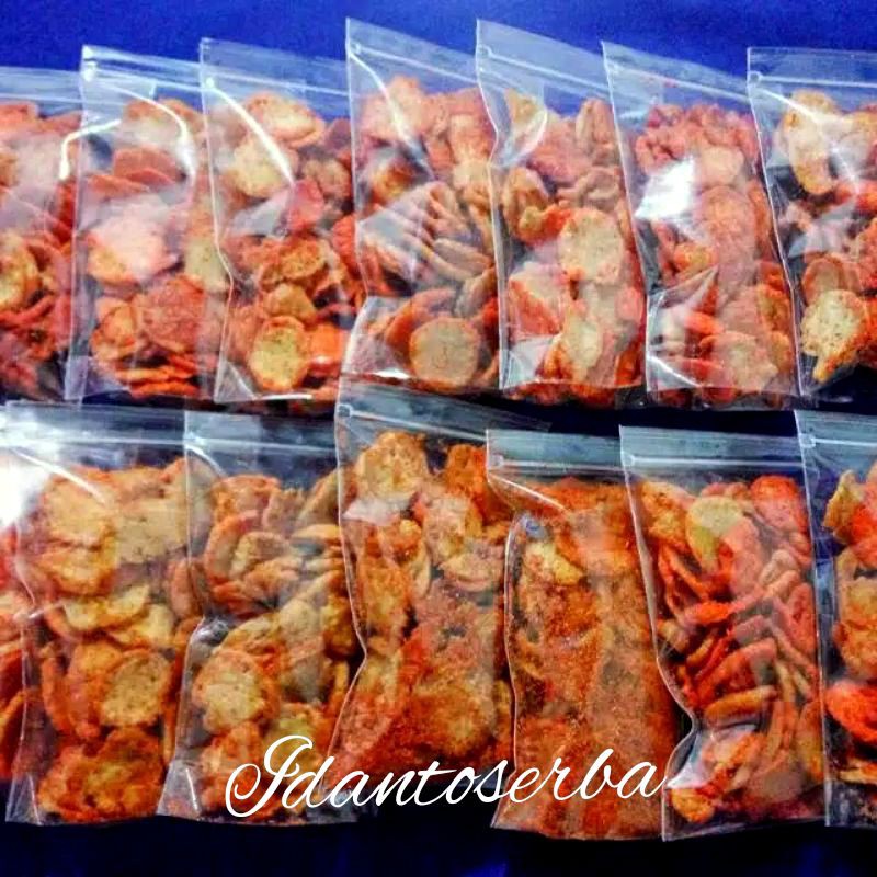

cemilan basreng goreng/baso goreng pedas renyah gurih makanan ringan murah
