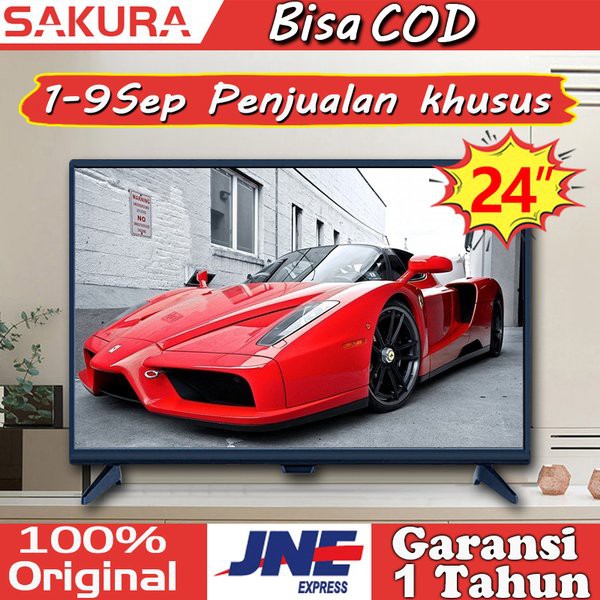 Solusi Sakura TV LED 24 inch tv murah HD Televisi Model TCLG-S24N Terlaris