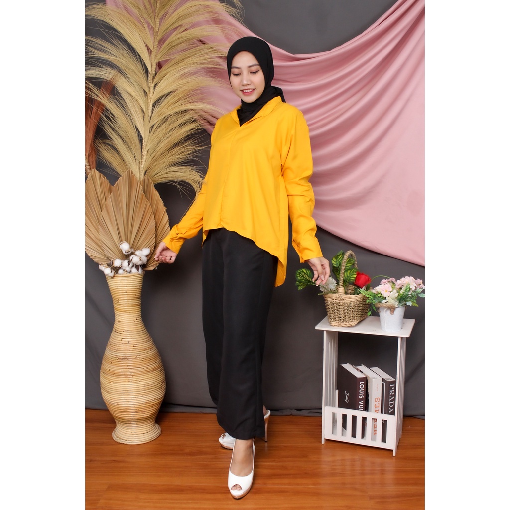 RX Fashion - Blouse Meyra Oversize // Supplier Pakaian Wanita Terbaru Berkualitas -R3