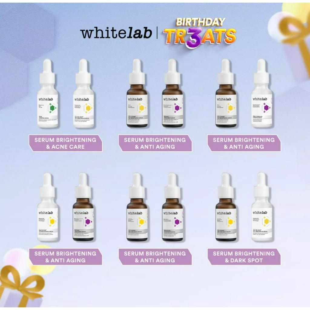 Whitelab Brightening Face Serum Niacinamide 10% 5% Peeling Intensive Care Serum