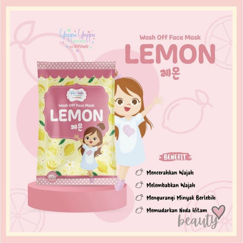 Masker Wajah BPOM yeppuyeppu by kiyowo