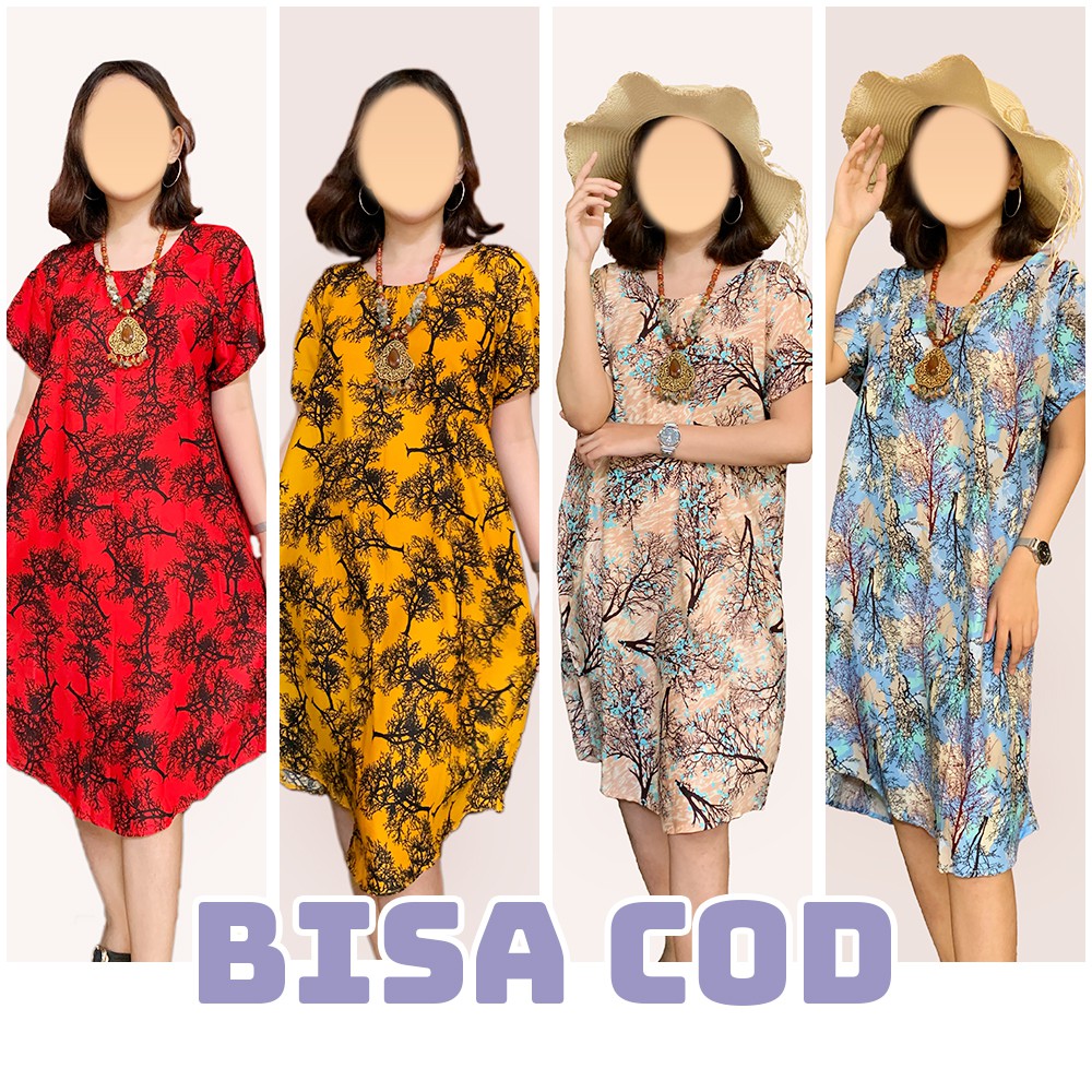 Baju Tidur Wanita Dewasa Model Daster Pendek Wanita Kekinian Bahan Rayon Yang Adem dan Cantik