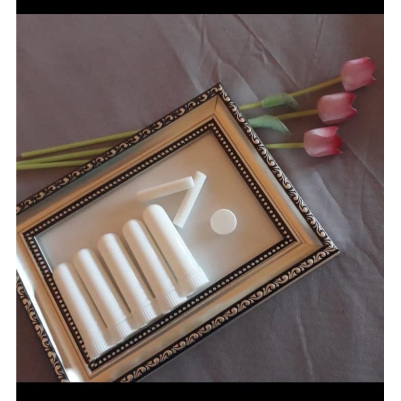 Botol Inhaler Kosong dengan Kapas