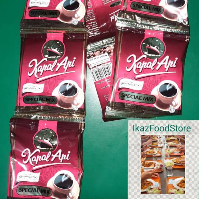 

Kopi KAPAL API SPECIAL MIX 25 gr, TORAJA/LUWAK KOPI DENGAN GULA, LEZAT!