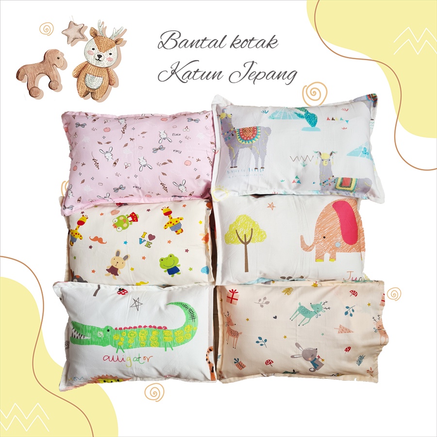 Bantal kotak katun jepang / bantal katun jepang