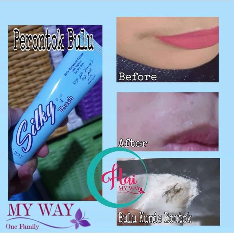 SILKY TOUCH MY WAY Perontok Bulu Permanen  100% Original