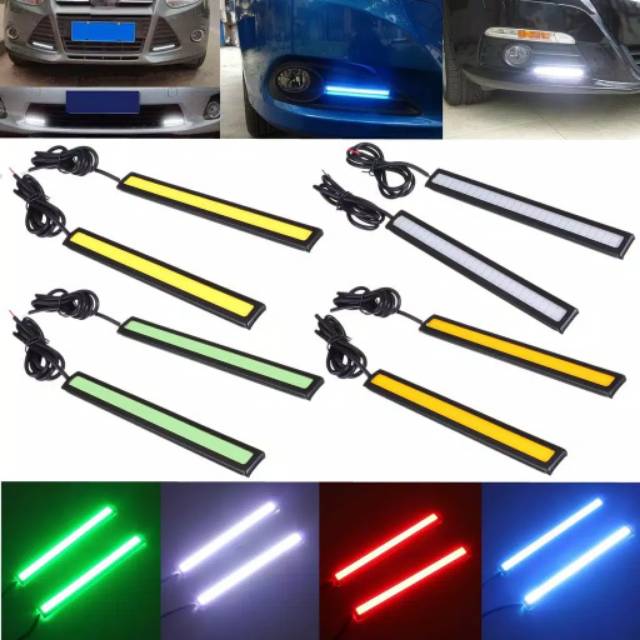 Led DRL Cob Plasma Warna Ice 2pcs