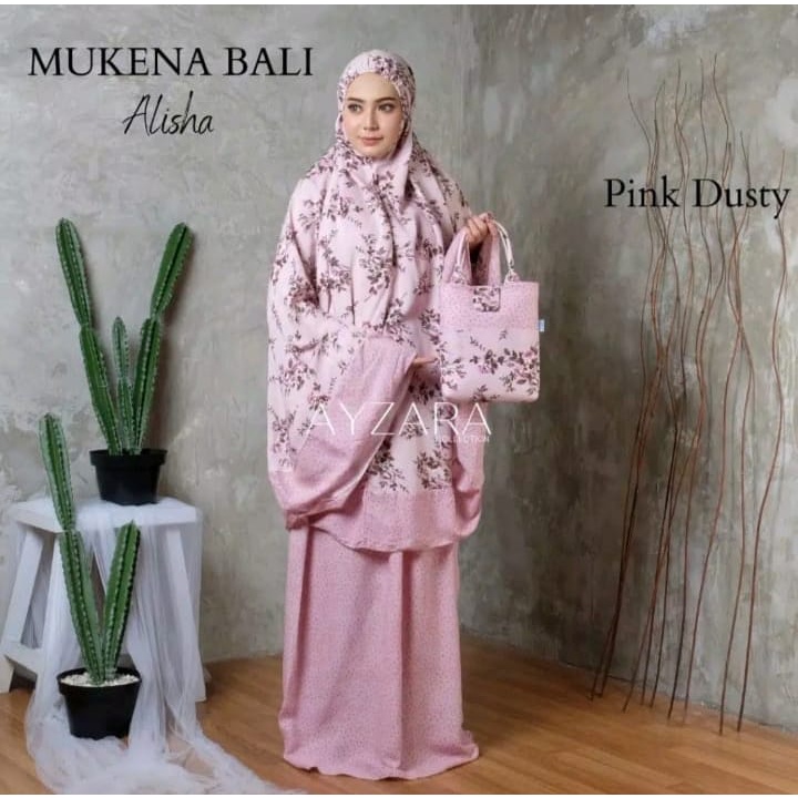 FLAM mukena alisha dewasa katun rayon