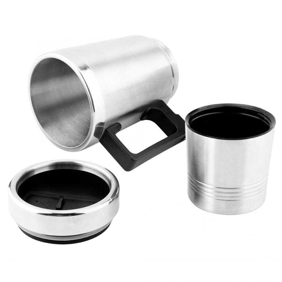 Car Mug Steinlees Gelas Pemanas Air Elektrik Di Mobil Mug Elektrik Mobil 12V 350+150ML - EST350