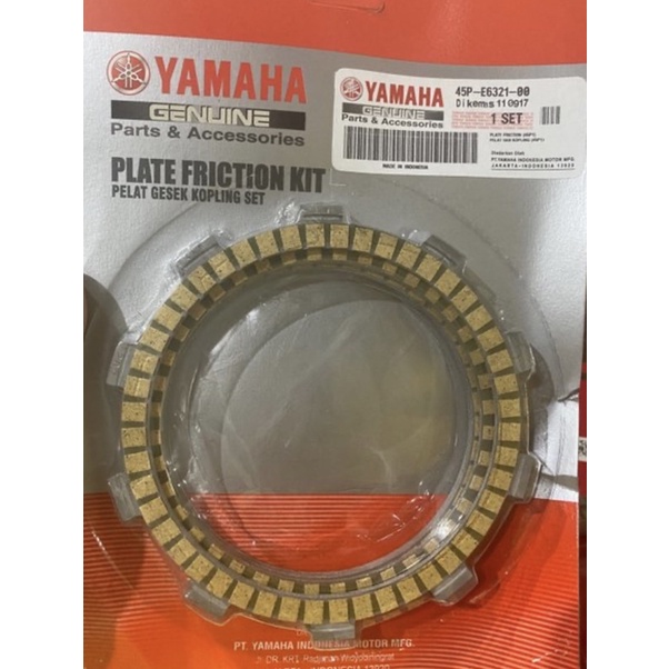 Plat Kampas Kopling Yamaha Byson Bison Part YGP 45P-E6321-00