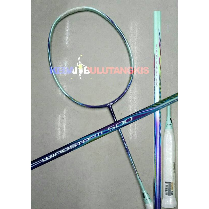 berkualitas RAKET LINING WINDSTORM 500 GRERN BLUE