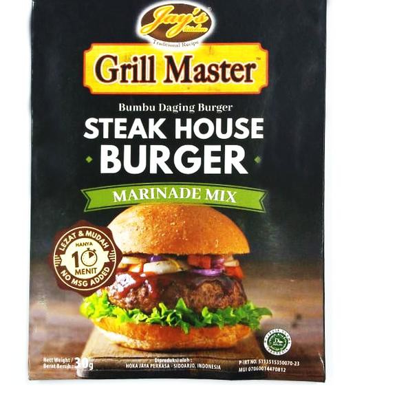 

Original Jay'S Grill Master Steak House Burger Marinade Mix 30gr ✈