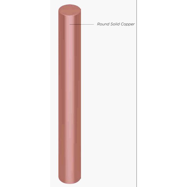 COPPER ROD FULL TEMBAGA 3/4 inch 3 meter  ( GROUND ANTI PETIR GROUNDING 3/4inch 3/4&quot; 3m )