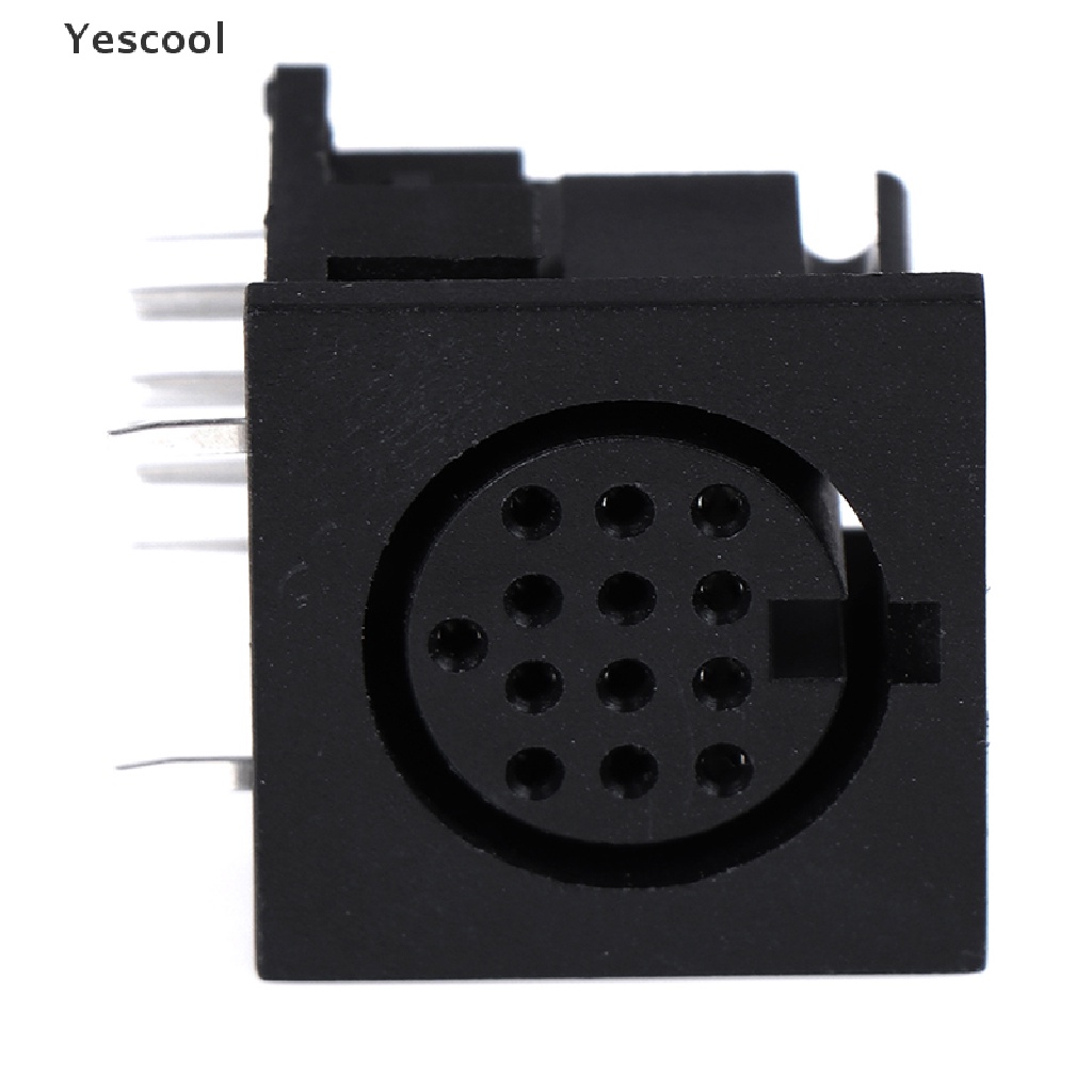 Yes Adapter Konektor Mount Panel PCB 13 Pin Sirkular Jack Female