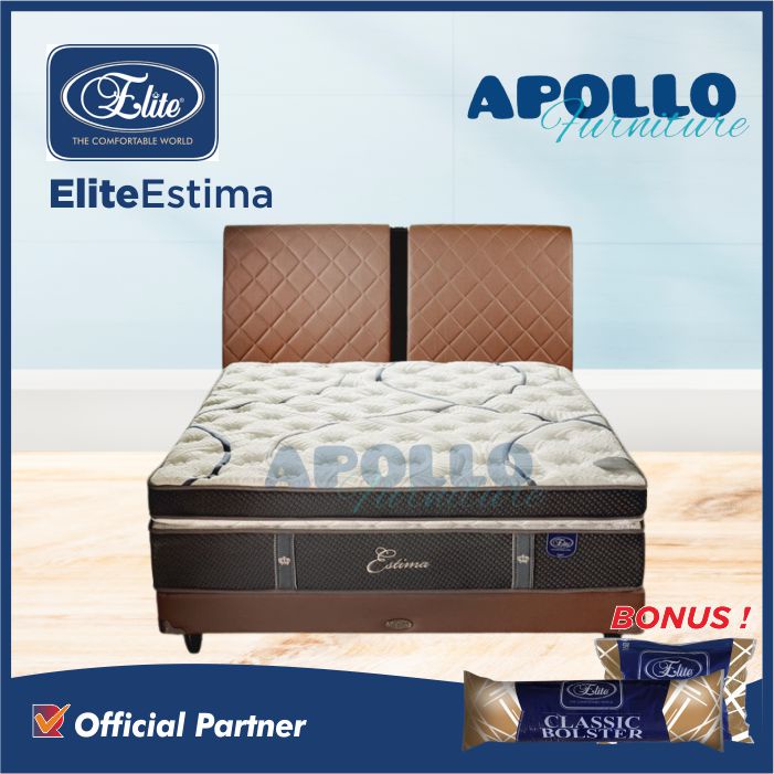Kasur Spring bed Elite Estima (Full Set & Hanya Kasur)